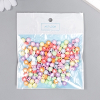 Набор бусин для творчества пластик "Сердечко в круге" яркие 20 гр 0,4х0,6х0,6 см Набор бусин для творчества пластик "Сердечко в круге" яркие 20 гр 0,4х0,6х0,6 см