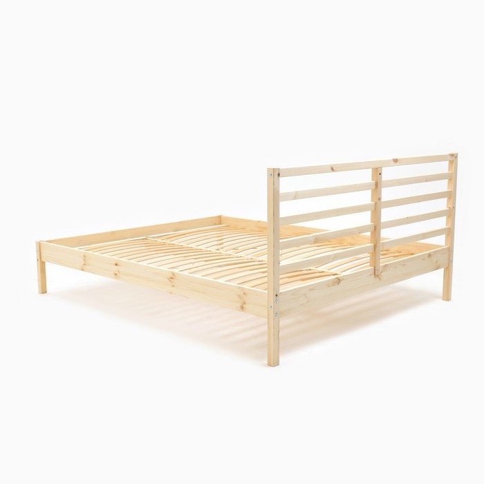 Кровать TARVA, с/м 1600x2000, 2090x1680х920, массив сосны