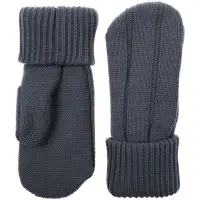 Варежки Knit Beat, серые (графит), размер S/M