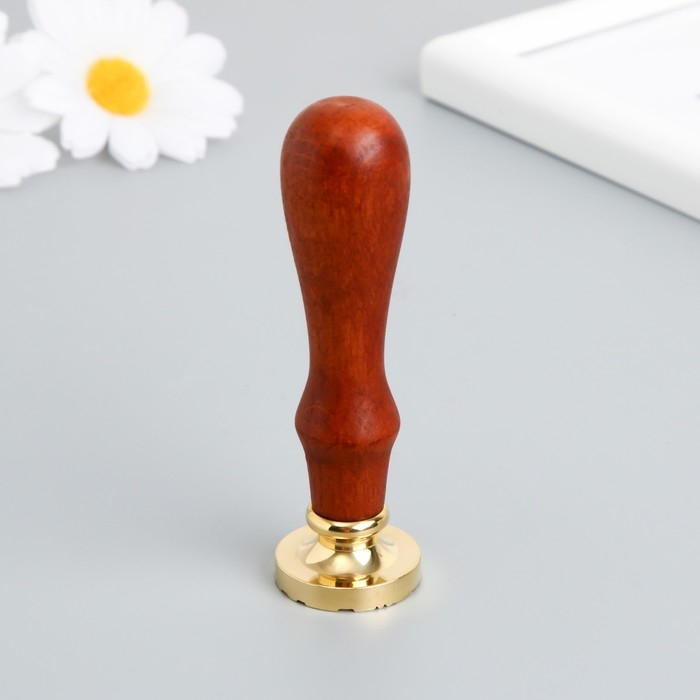 Печать для сургуча с деревянной ручкой Печать для сургуча с деревянной ручкой "Вишня" 9х2,5х2,5 см