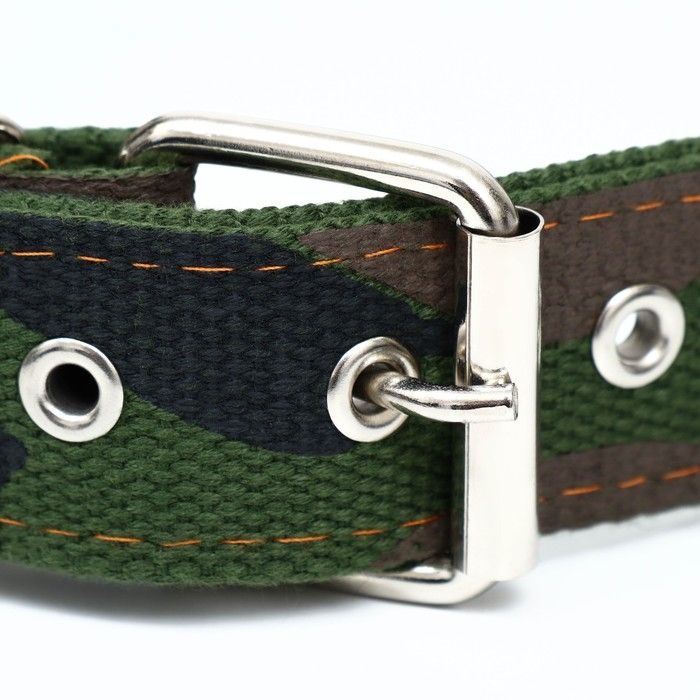 Ошейник брезентовый двухслойный Ошейник брезентовый двухслойный "Камуфляж", 72 х 3,5 см