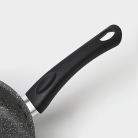 Сотейник Granit, d=28 см, с антипригарным покрытием, стеклянная крышка, цвет серый Сотейник Granit, d=28 см, с антипригарным покрытием, стеклянная крышка, цвет серый