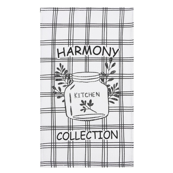 Набор полотенец Доляна "Гармония" 28х46 см - 4 шт, 100% хлопок, вафля 160 г/м2