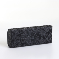 Футляр для очков на магните, длина 16 см, цвет чёрный