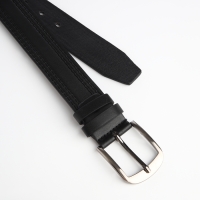 Ремень мужской «Великан», ширина 4 см, винт, пряжка металл, цвет чёрный Ремень мужской «Великан», ширина 4 см, винт, пряжка металл, цвет чёрный