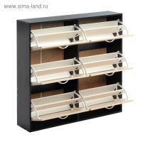 Обувница Приветливая-4, 1186х223х1096, Венге темный/Венге светлый