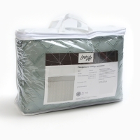 Покрывало LoveLife Tufting: Орнамент цв.зеленый, 150*220&plusmn;5см, микрофайбер, 100% п/э