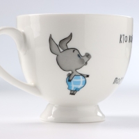 Кофейная пара фарфоровая &laquo;Винни Пух&raquo;, 220 мл