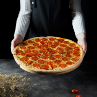 Доска для пиццы с потайными ручками Adelica &laquo;Итальяно&raquo;, d=40 см, берёза