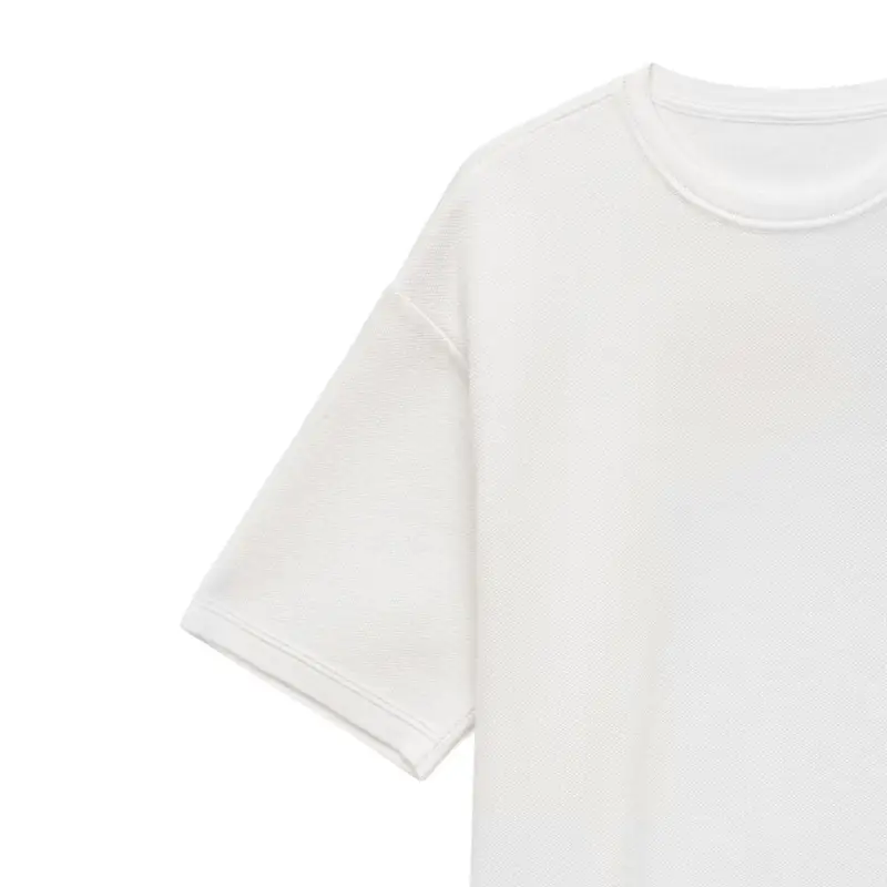 Джемпер с коротким рукавом Siluetti Volumica, молочно-белый, размер XS/S Джемпер с коротким рукавом Siluetti Volumica, молочно-белый, размер XS/S