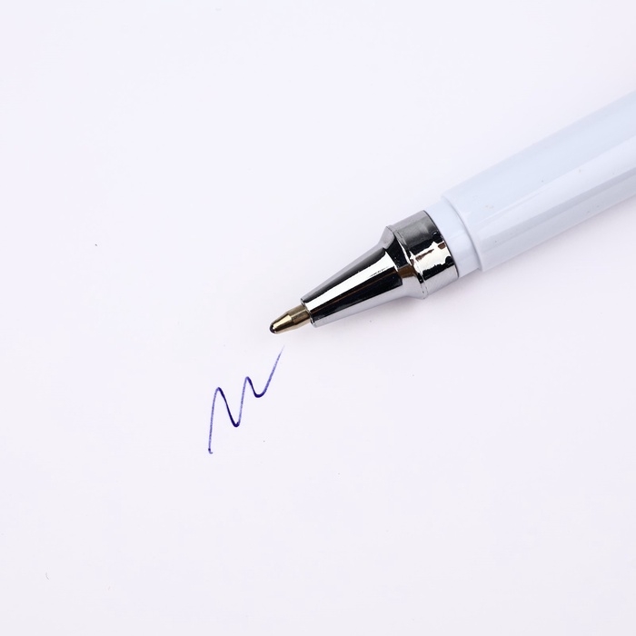 Ручка шариковая синяя паста, с колпачком «С 8 марта!» 1,0 мм Ручка шариковая синяя паста, с колпачком «С 8 марта!» 1,0 мм