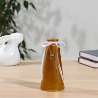 Ваза "Волшебные мгновения" золотой d-3,5см 7,5(дно)х15см Ваза "Волшебные мгновения" золотой d-3,5см 7,5(дно)х15см