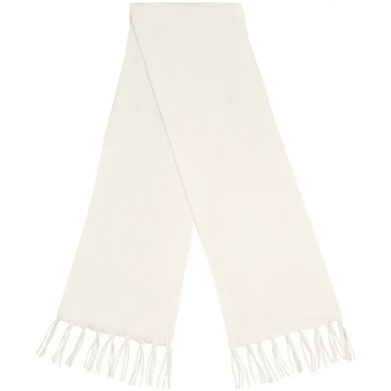 Шарф Flette, белый (молочный)