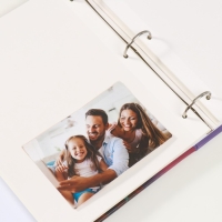 Фотоальбом на 50 магнитных листов 23х28  см, "liquid metal flowers 1"