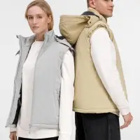 Жилет унисекс Sfera, светло-серый, размер S Жилет унисекс Sfera, светло-серый, размер S