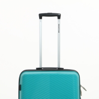 Чемодан средний 75 л (M) Bagvoyage, отдел на молнии, с расширением, кодовый замок, 4 колеса, цвет бирюзовый