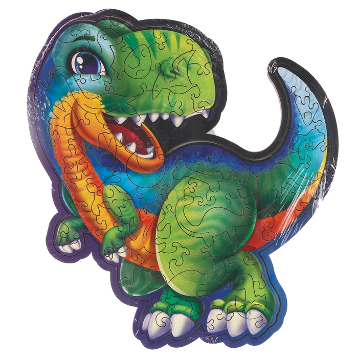 Пазл деревянный фигурный &laquo;Тирекс&raquo;, 67 элементов