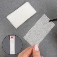 Стекловолокно для наращивания ногтей, 8 &times; 4 см, 10 листов, цвет белый