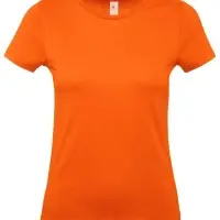 Футболка E150 женская оранжевая, размер S