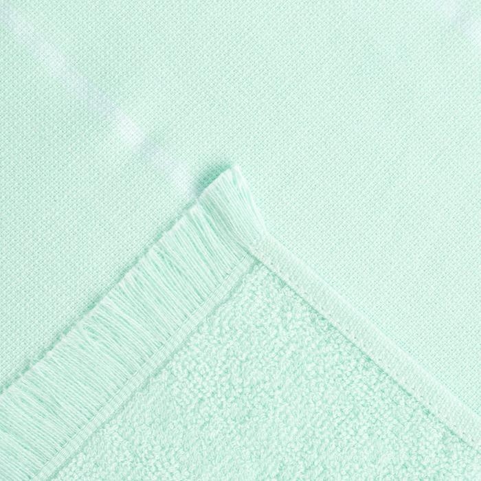 Полотенце махровое двухстороннее Этель Полотенце махровое двухстороннее Этель "Уют" 50х90 см, цвет мятный, 100% хлопок, 240 гр/м2