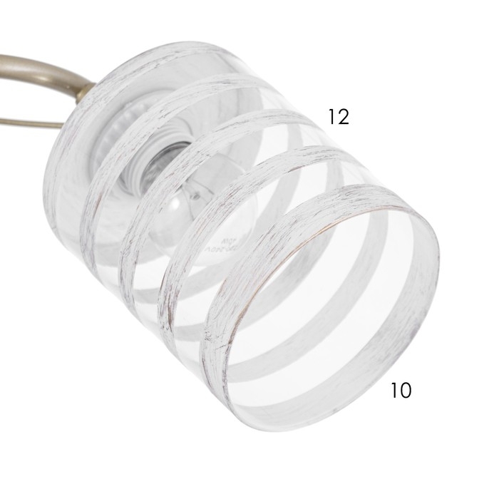 Люстра Люстра "Миа" 2х60Вт Е27 Золото, хром 38х32х28см