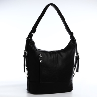 Сумка-тоут на молнии, цвет чёрный Сумка-тоут на молнии, цвет чёрный