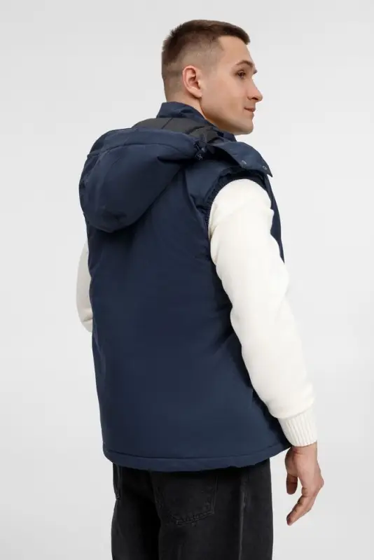 Жилет унисекс Sfera, темно-синий, размер S