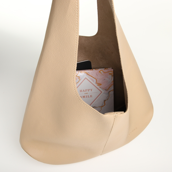 Сумка женская на магните TEXTURA, средний размер, цвет бежевый