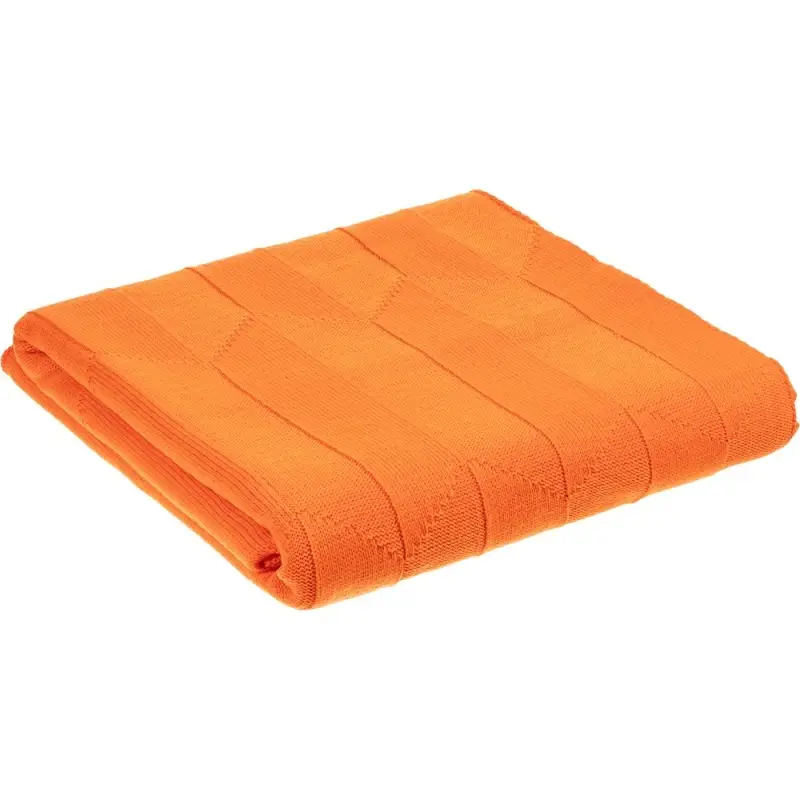 Плед Rombus, оранжевый (апельсин)