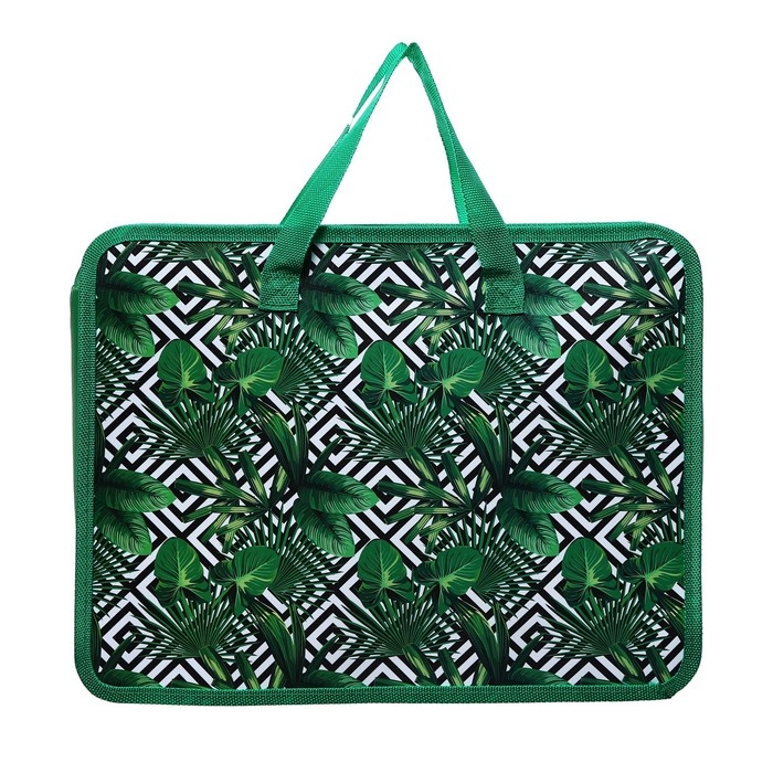 Папка с ручками А4 Calligrata Папка с ручками А4 Calligrata "Цветы", 330 x 260, пластик, МИКС