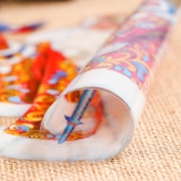 Набор наклеек оформительский "Дед Мороз" 33,8х24,4см Набор наклеек оформительский "Дед Мороз" 33,8х24,4см