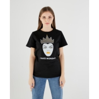 Футболка "Hate Mondays" Злодейки, черный Футболка "Hate Mondays" Злодейки, черный