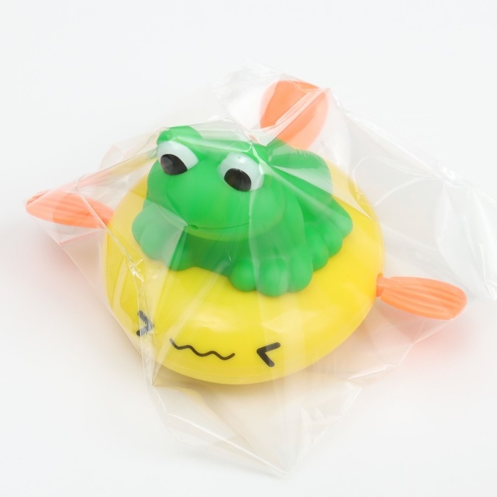 Заводная игрушка для ванны с брызгалкой &laquo;Лягушка&raquo;, Крошка Я