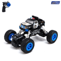 Джип радиоуправляемый &laquo;Полиция&raquo;, работает от аккумулятора, цвет чёрный