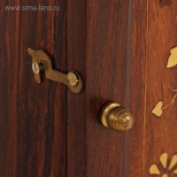 Ключница дерево "Цветы с сердечками" 6х16х24 см Ключница дерево "Цветы с сердечками" 6х16х24 см