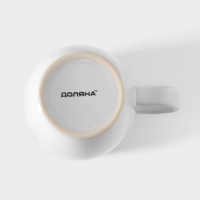 Кружка керамическая Доляна &laquo;Классика&raquo;, 680 мл, 14&times;10&times;12,6 см, цвет белый