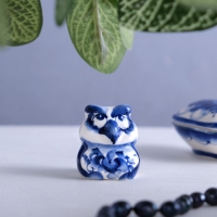 Сувенир &laquo;Сова&raquo;, гжель