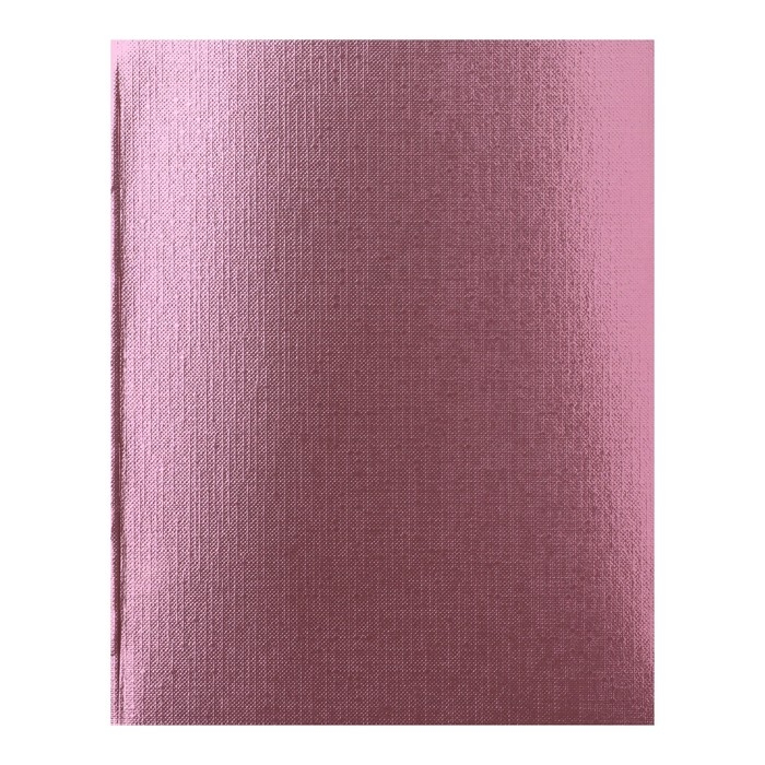 Тетрадь 48 листов, в клетку, METALLIC Тетрадь 48 листов, в клетку, METALLIC "Розовая", обложка бумвинил, блок офсет