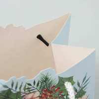 Пакет подарочный новогодний &laquo;Венок&raquo;, 25 х 26 х 10 см, Новый год