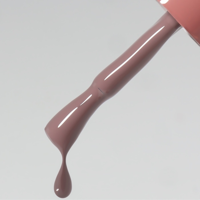 Гель лак для ногтей &laquo;SIMPLE&raquo;, 3-х фазный, 10 мл, LED/UV, цвет коричневый (116)