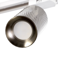 Светильник трековый "Алисер" GU10 220В серебро 7,5х7,5х20 см Светильник трековый "Алисер" GU10 220В серебро 7,5х7,5х20 см