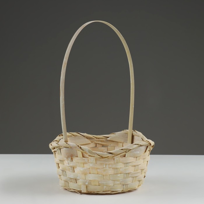 Набор корзин, 19х7,5х9,5/31 см, 22х9х11/34 см, 24х9х11,5/35 см, 3 шт, жёлтые, бамбук Набор корзин, 19х7,5х9,5/31 см, 22х9х11/34 см, 24х9х11,5/35 см, 3 шт, жёлтые, бамбук