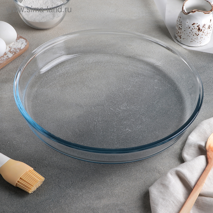 Форма для запекания и выпечки из жаропрочного стекла Borcam, 2,85 л, d=31,5 см Форма для запекания и выпечки из жаропрочного стекла Borcam, 2,85 л, d=31,5 см