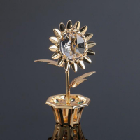 Сувенир «Цветочек", с кристаллами Сувенир «Цветочек", с кристаллами