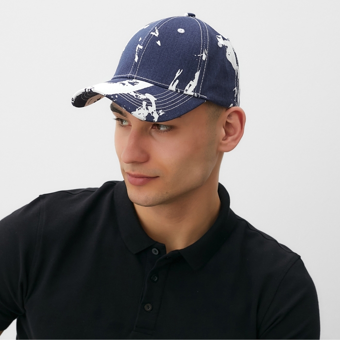 Кепка MINAKU, цвет тёмно-синий, размер 58 Кепка MINAKU, цвет тёмно-синий, размер 58