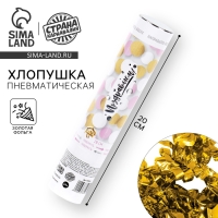 Хлопушка пневматическая &laquo;Поздравляем&raquo; 20 см