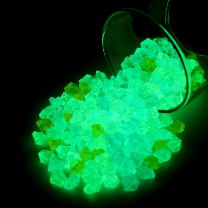 Светящийся декор Светящийся декор "Камешки" микс, 300гр / 1,5см