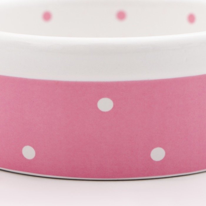 Миска керамическая Миска керамическая "Princess" 100 мл малая 8,5 х 3,5 см, розовая