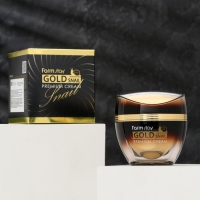 Премиальный крем для лица Farmstay, с золотом и муцином улитки, 50 мл