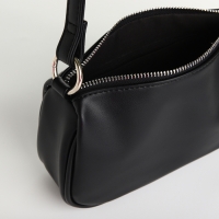 Сумка женская кросс-боди на молнии, цвет чёрный